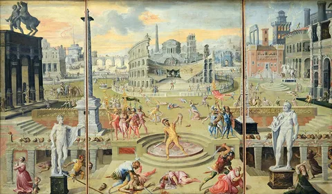 Antoine Caron, The Massacres of the Triumvirate