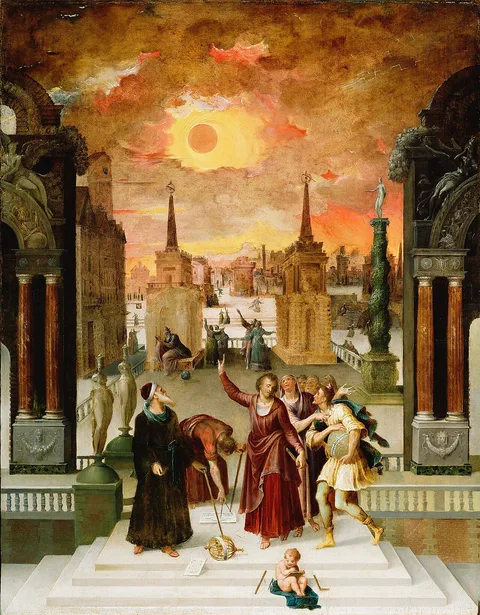 Antoine Caron, Dionysius the Areopagite Converting the Pagan Philosophers