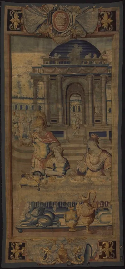 Antoine Caron, The Feast [central part] from The Story of Artemisia