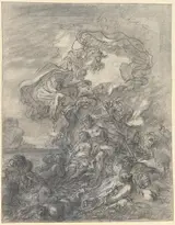 Gabriel François Doyen, Allegory of Fishery: Neptune and Amphitrite