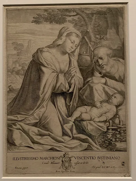 Cornelis Bloemaert, The Holy Family