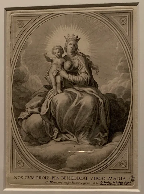 Cornelis Bloemaert, The Virgin with the Christ Child