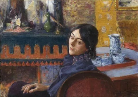 Norbert Goeneutte, Salon Japonais