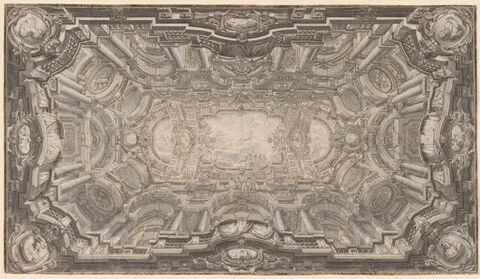 Ferdinando Galli-Bibiena, A Grand Illusionistic Ceiling