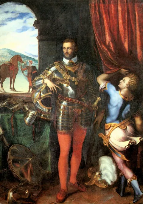 Giulio Campi, Portrait of Ottavio Farnese