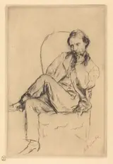 Marcellin Desboutin, Renoir Seated