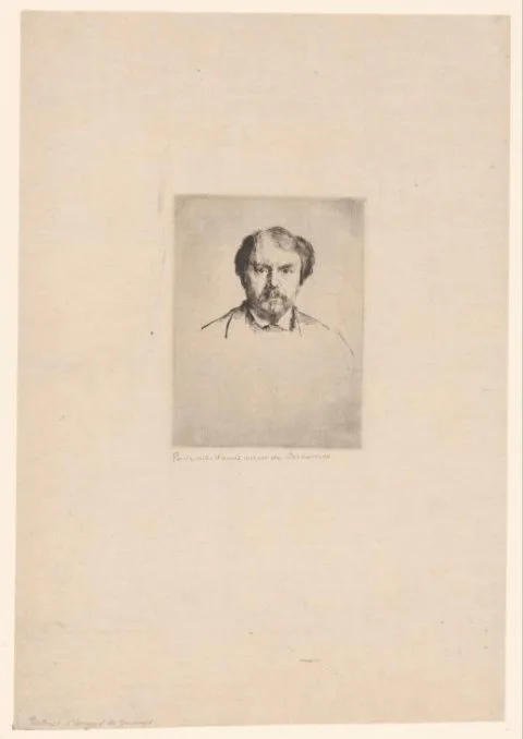 Marcellin Desboutin, Portret van Edmond de Goncourt