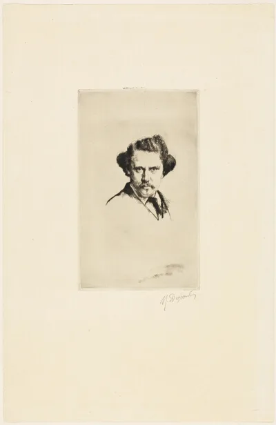 Marcellin Desboutin, Portrait of Alfred Cadart