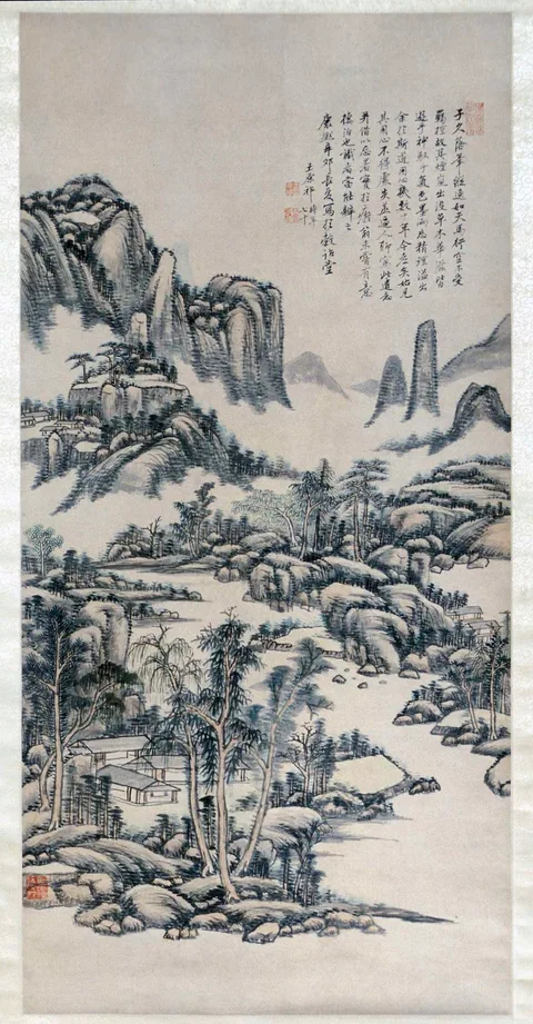 Wang Yuanqi, Mountain and River Landscape
