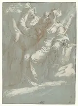 Giovanni Andrea Ansaldo, Maria met het kind en de Heilige Anna