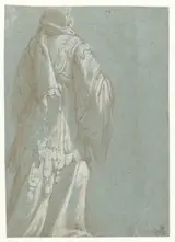 Giovanni Andrea Ansaldo, Rugfiguur van een priester
