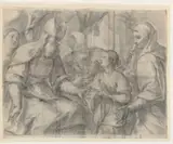 Giovanni Andrea Ansaldo, Groot ontwerp voor een tempelgang van Maria