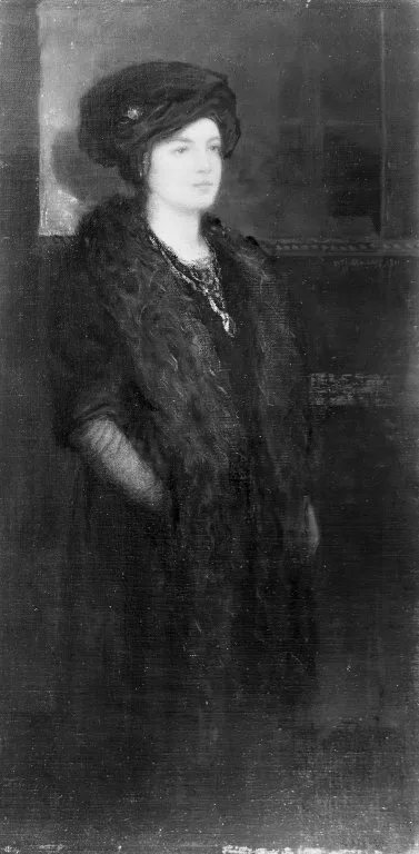 William Jacob Baer, Portrait of a Woman in Black