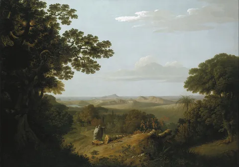 Thomas Jones, View of the Campi Flegrei from the Camaldolese Convent near Naple