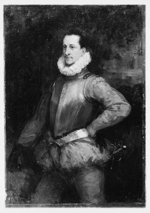Ferdinand Humbert, William H. Riggs (1837–1924) in Sixteenth-Century Half-Armor