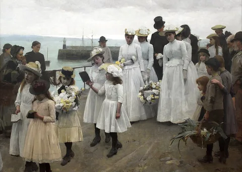 Frank Bramley, For of such is the Kingdom of Heaven