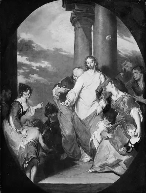 Giuseppe Bazzani, Christ Blessing Little Children