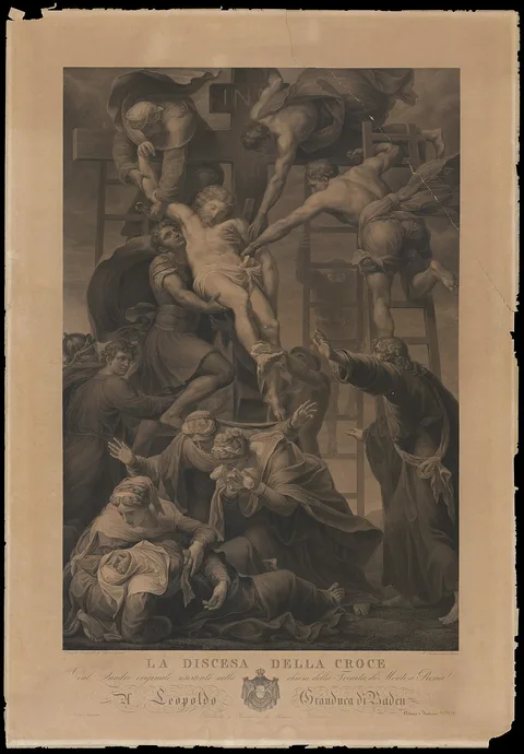 Paolo Toschi, De kruisafneming