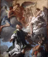 Francesco Conti, Saint Philip Neri in Glory among Angels