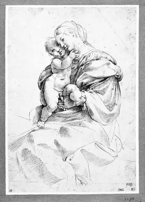 Alessandro Tiarini, The Virgin and Child