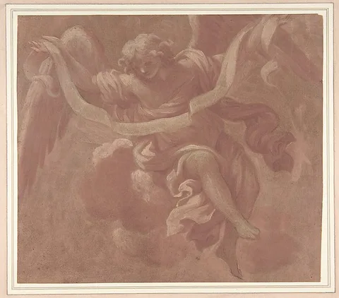 Antonio Franchi, Angel Holding a Banderole