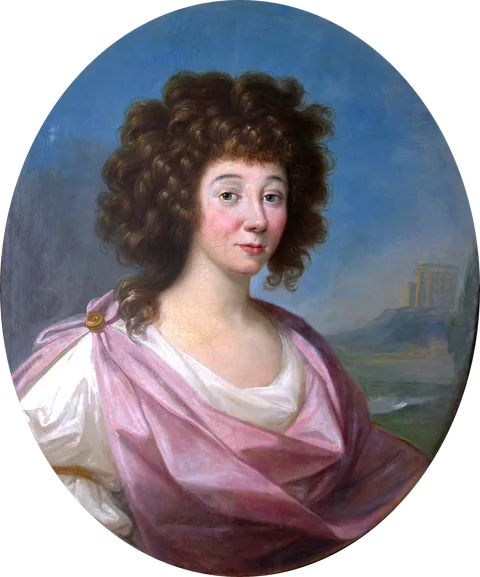 Pietro Labruzzi, Porträt der Anne Duchess of Elbeuf née Cetner (1764-1814)