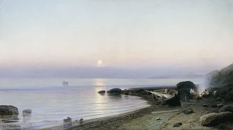 Rufin Sudkovsky, On the seashore