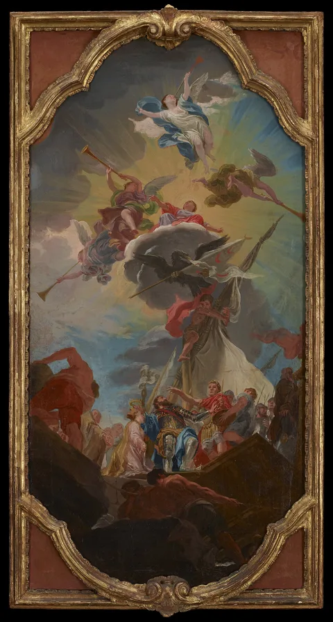 Domenico Corvi, The Glorification of Andrea Doria