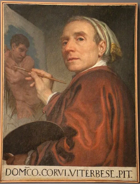 Domenico Corvi, Self-portrait