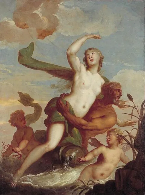 Mattheus Terwesten, Abduction of Amphitrite by Poseidon