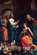 Fabrizio Santafede, Christ in the house of Martha and Mary