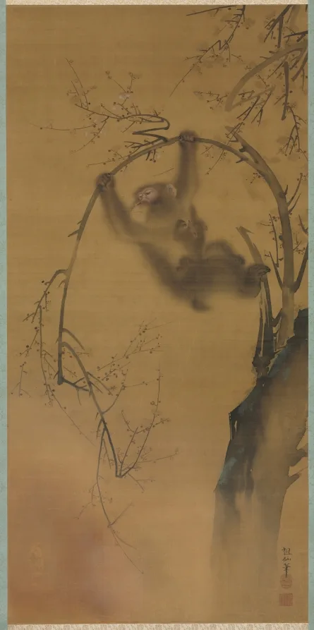 Mori Sosen, Monkeys in a Cherry Tree