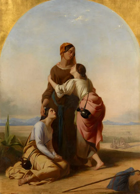Henry Nelson O'Neil, Naomi with her Daughters-in-Law