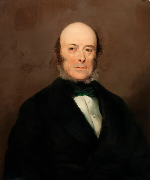 Henry Nelson O'Neil, Portrait of John Cornelius O'Callaghan (1805-1883), Historical Writer