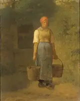 Francisque Millet, Girl carrying Water