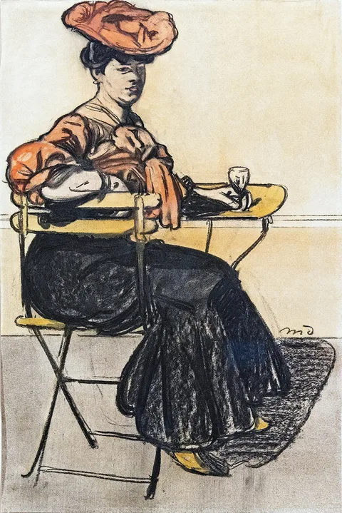 Maxime Dethomas, Woman seated in cafe
