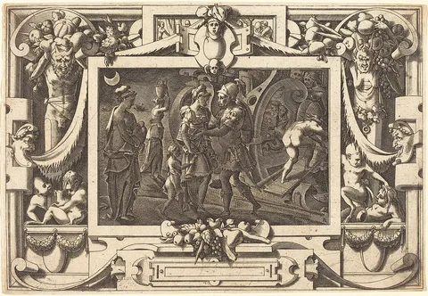 René Boyvin, Medea Embarks with Jason