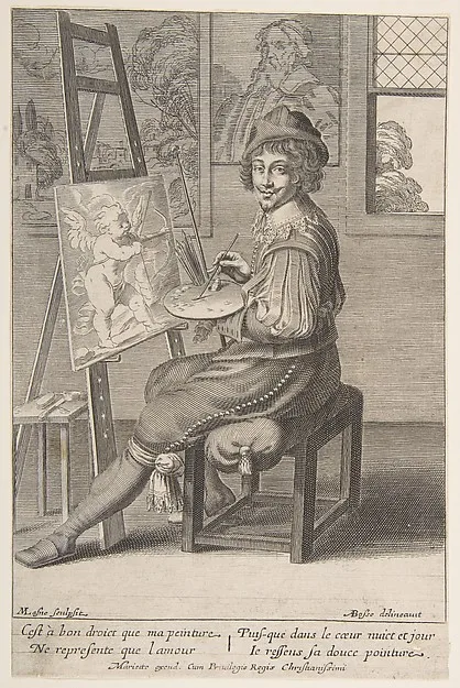 Michel Lasne, Painter at an Easel