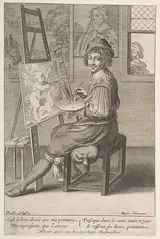 Michel Lasne, Painter at an Easel