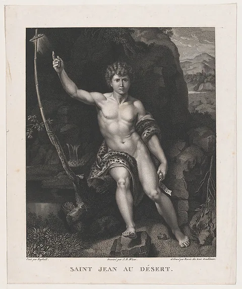 Charles Clément Bervic, Saint John the Baptist in the Desert