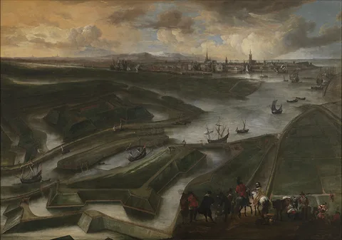 Hendrik van Minderhout, View on Ostend