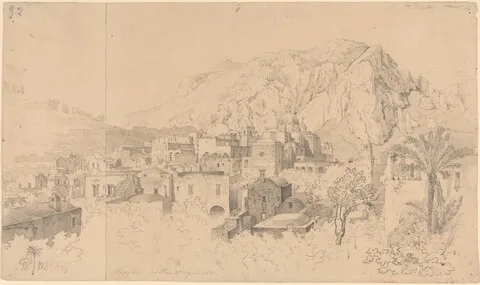 Gustaf Wilhelm Palm, View of Capri