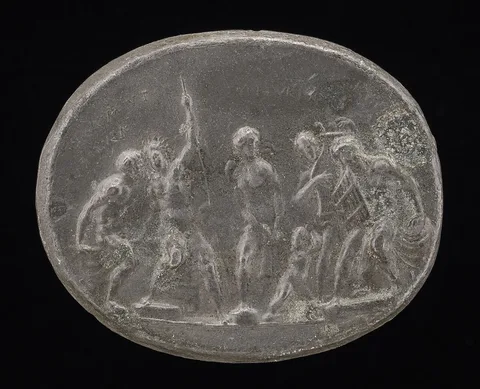 Giovanni Bernardi, Venus and Cupid with Other Gods