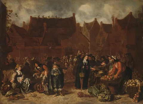 Sybrand van Beest, Vegetable market