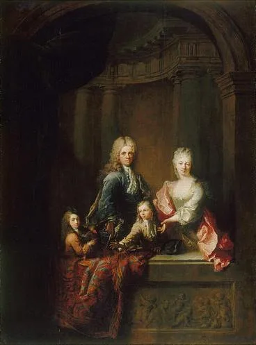 Robert Tournières, Portrait of the Maupertuis family