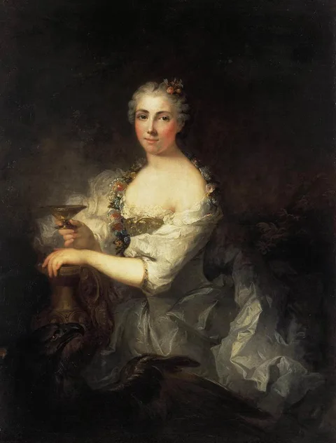 Robert Tournières, Portrait of Unknown Woman as Hebe