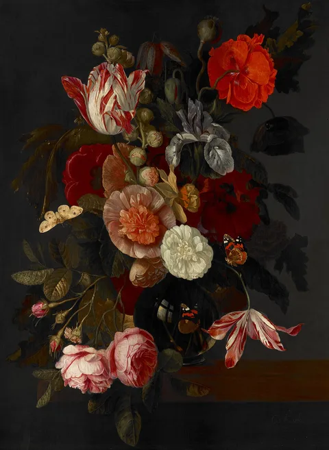 Cornelis Kick, Flowers in a Vase