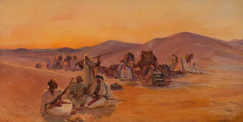 Otto Pilny, The Caravan at Rest