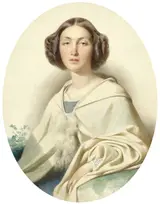 Jan Philip Koelman, Miniature of Marianne of Orange-Nassau (1810-1883).