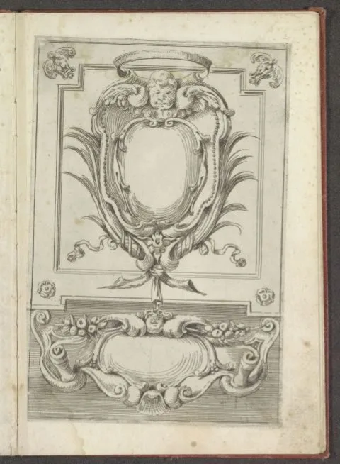 Agostino Mitelli, Twee cartouches